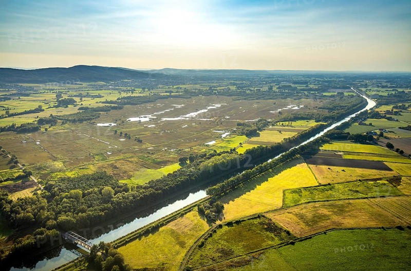 Aerial photo, Großes Torfmoor, Gehlenbeck, Hille, Lübbecke, Ostwestfalen-Lippe, OWL, North Rhine-Westphalia, Germany, DE, Europe, Hiller Moor, raised bog, aerial photo, aerial photography, aerial photography, moor, nature reserve Großes Torfmoor, Nettelstedter Moor, OWL book, OWL book, Ostwestfalen book, Torfmoor Lübbecke, overview, bird's eye view, birds-eyes view, overview