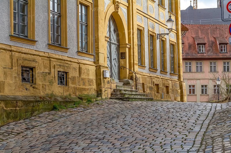 Idyllic scenery in Bamberg, a town in Upper Franconia, Germany