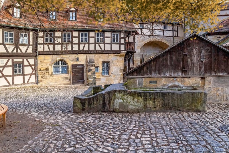 Medieval location named Old Palace in Bamberg, Bavaria