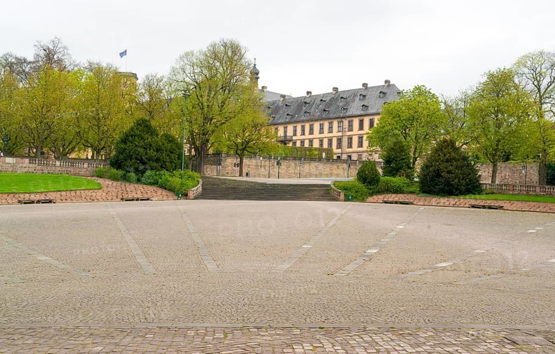 Historic building named Stadtschloss in Fulda, a city in Hesse, Germany