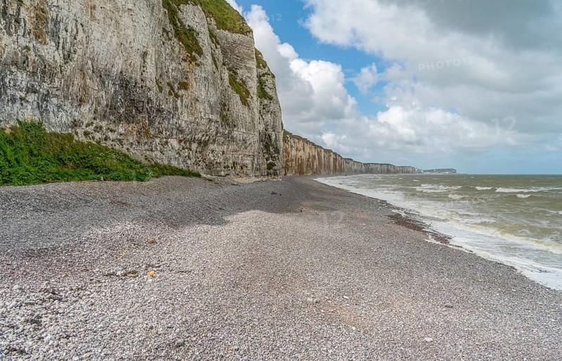 Scenery around Veules-les-Roses, a commune in the Seine-Maritime department in the Normandy region in northern France