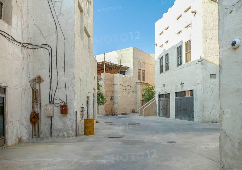 The old town of Dubai, the most populous city in the United Arab Emirates