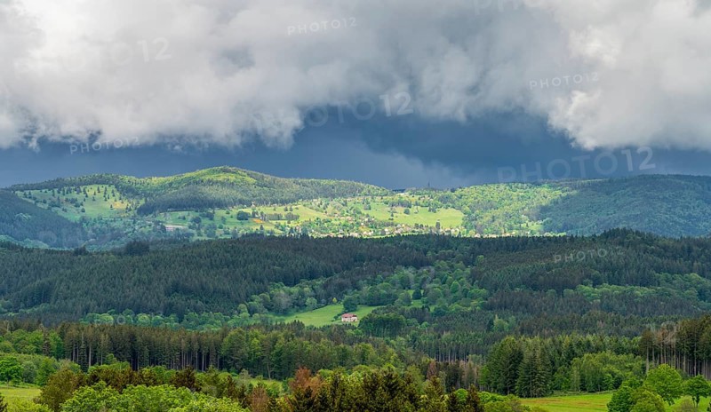 Scenery around Saulxures, a commune in the Bas-Rhin department in Grand Est in north-eastern France