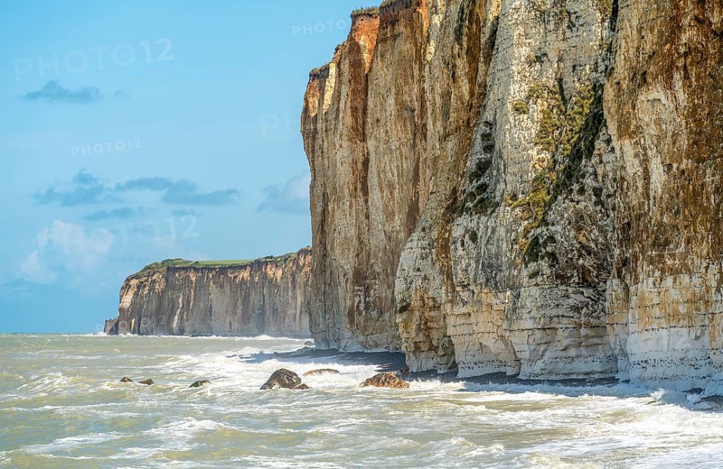 Scenery around Veules-les-Roses, a commune in the Seine-Maritime department in the Normandy region in northern France