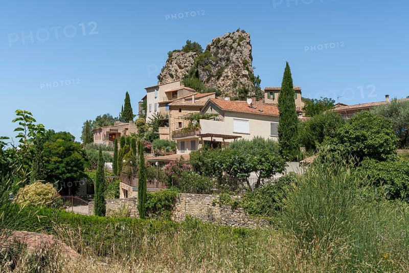 Scenery around La Roque-Alric in the Vacluse department in the Provence region of southern France