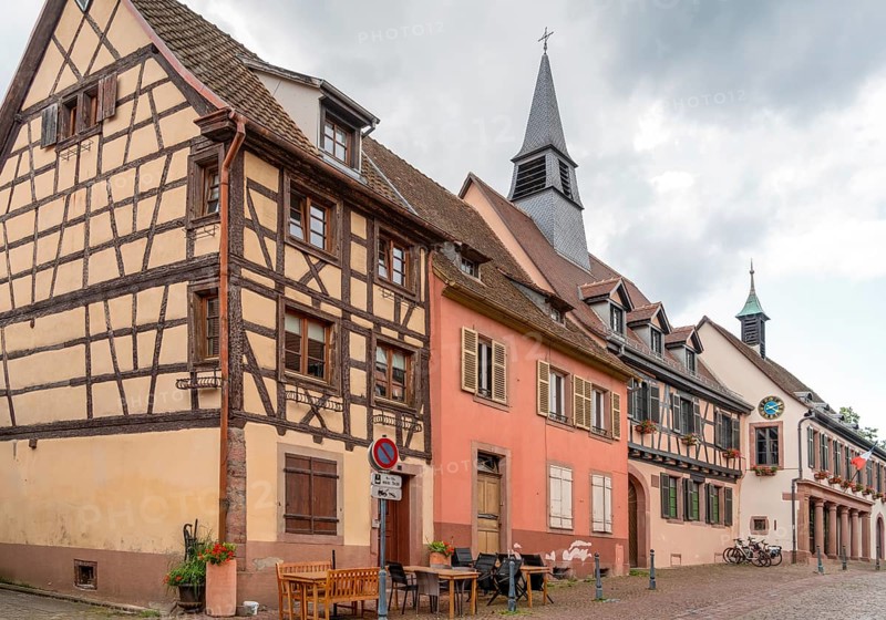 Impression of Kaysersberg, a historical town and former commune in Alsace in northeastern France