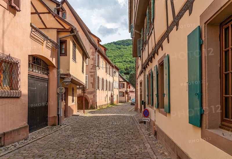 Impression of Kaysersberg, a historical town and former commune in Alsace in northeastern France