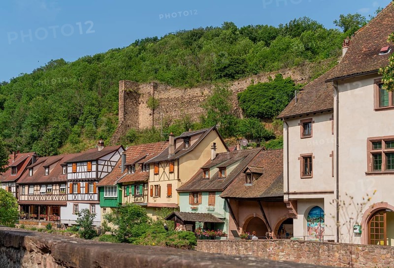 Impression of Kaysersberg, a historical town and former commune in Alsace in northeastern France