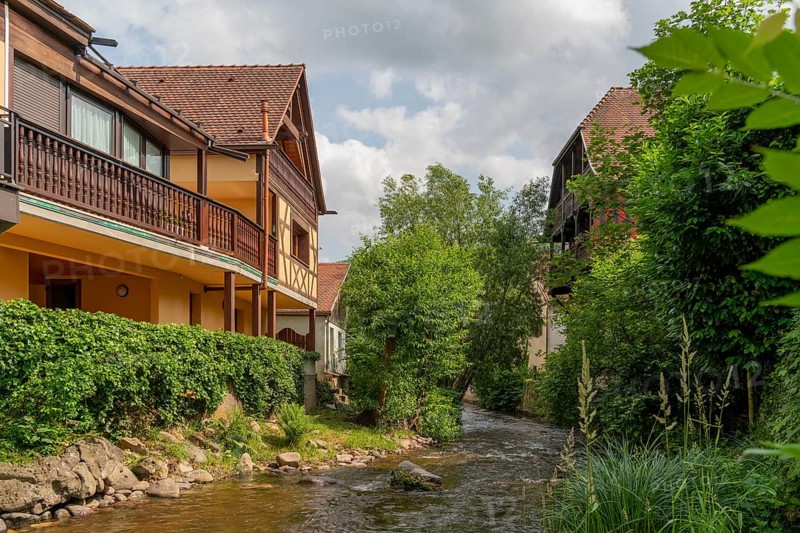 Impression of Kaysersberg, a historical town and former commune in Alsace in northeastern France