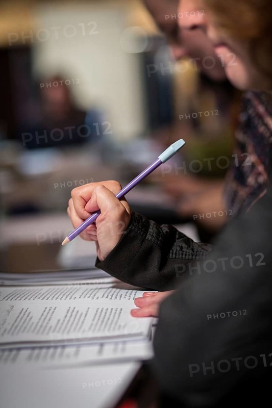 DEU Germany Germany Berlin Writing seminar at the Literaturhaus
