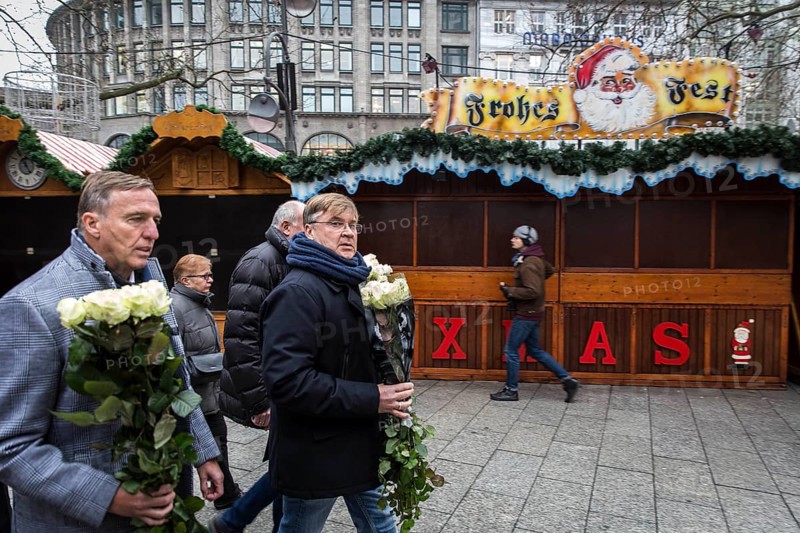 DEU Germany Germany Berlin Day after the attack on the Christmas market at the Memorial Church