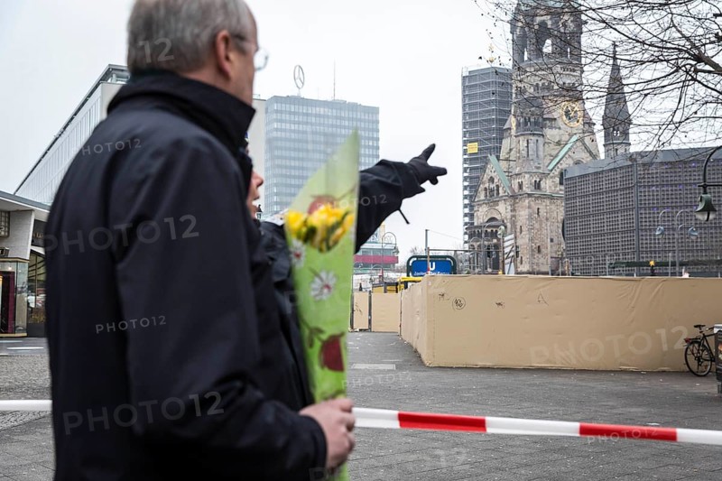 DEU Germany Germany Berlin Day after the attack on the Christmas market at the Memorial Church