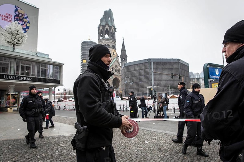 DEU Germany Germany Berlin Day after the attack on the Christmas market at the Memorial Church