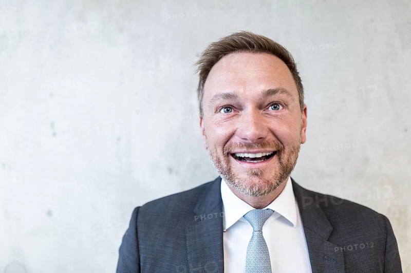 DEU Germany Germany Berlin FDP chairman Christian Lindner visits the TAZ. Portrait photos