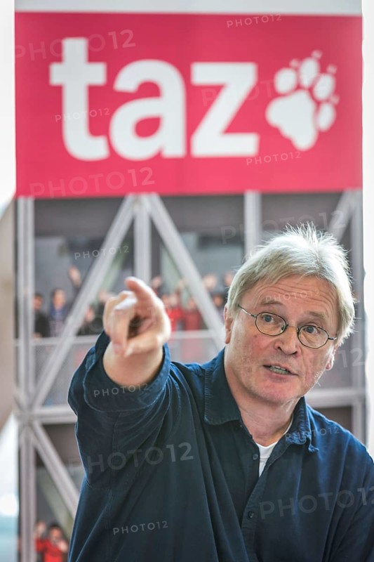 DEU Germany Germany Berlin Press tour of the new Taz building in Friedrichsstrasse