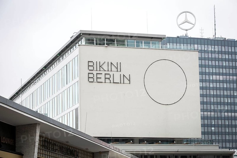 DEU Germany Germany Berlin The Bikini-Haus with empty advertising emblem in front of the Europacenter