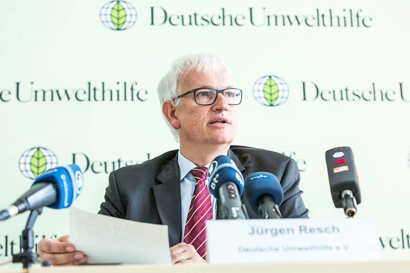 DEU Germany Germany Berlin The Managing Director of Deutsche Umwelthilfe, Jürgen Resch, during a press conference