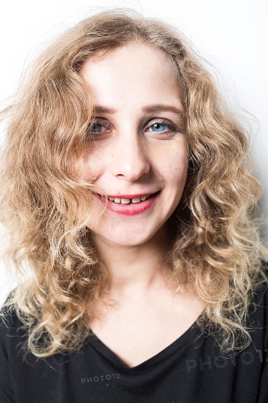 DEU Germany Germany Berlin Portrait of the member of the Russian punk band Pussy Riots Mascha Alechina for her book presentation 'Days of Uprising'