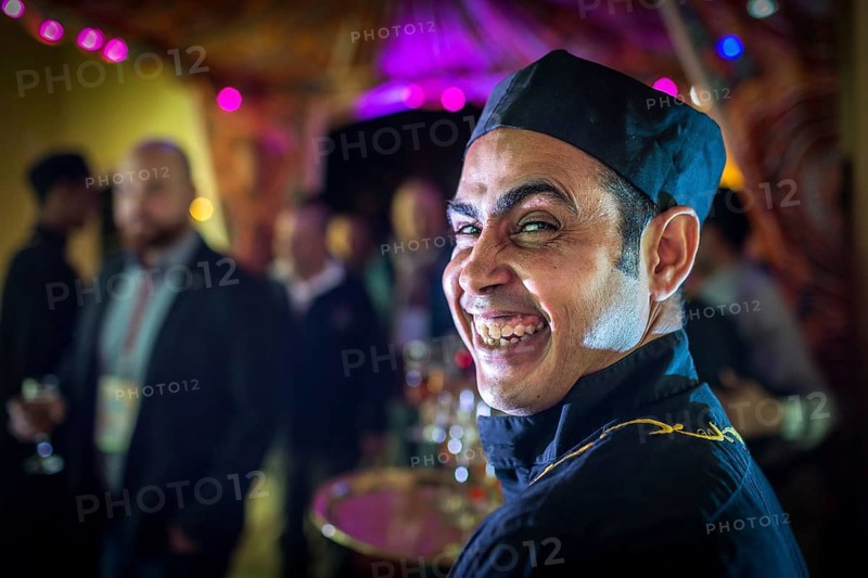 Egypt Hurghada An Egyptian during an evening promotional event for Egyptian tourism