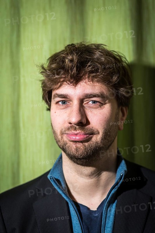 DEU Germany Germany Berlin Green Party MP Stefan Gelbhaar in his party's office in Prenzlauer Berg