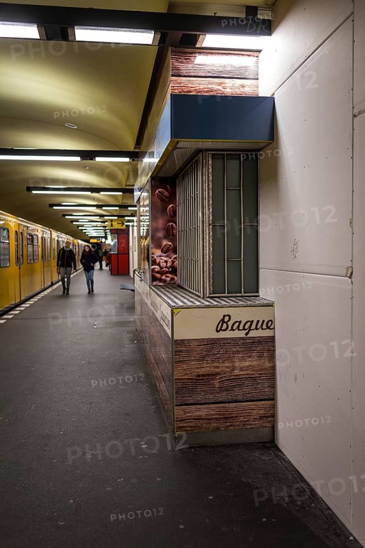 DEU Germany Germany Berlin A cordoned-off area at Eisenacher Straße underground station
