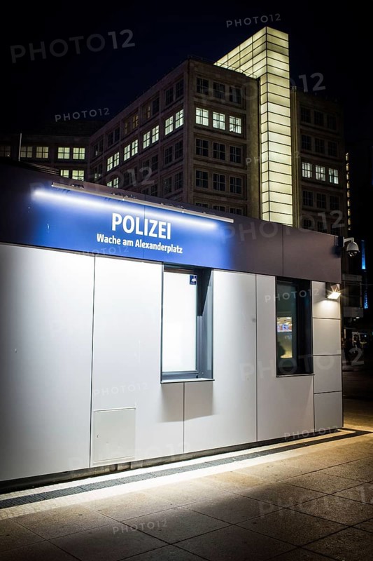 DEU Germany Germany Berlin The newly built police station at Alexanderplatz, which is intended to provide more security in the problem area