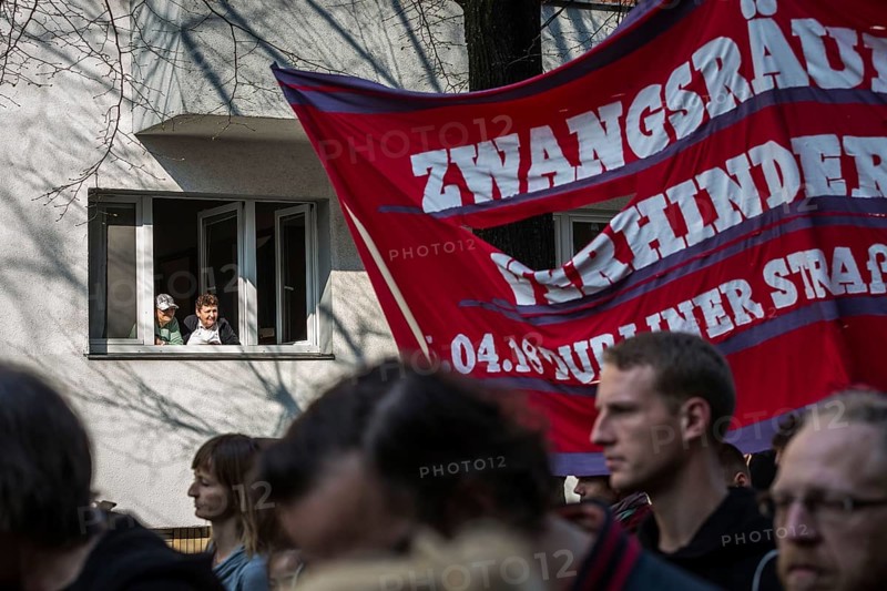 DEU Germany Germany Berlin More than 13, 000 people demonstrated in Berlin city centre on Saturday under the slogan 'Resist rent madness'. Their protest was directed against rent increases, gentrification and speculation