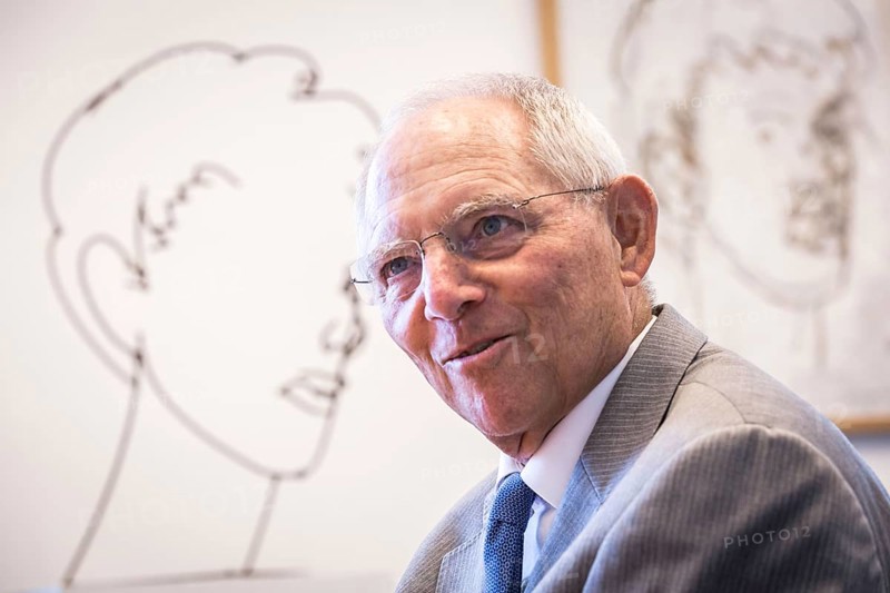 DEU Germany Germany Berlin The President of the Bundestag Wolfgang Schäuble, CDU, in the Reichstag building