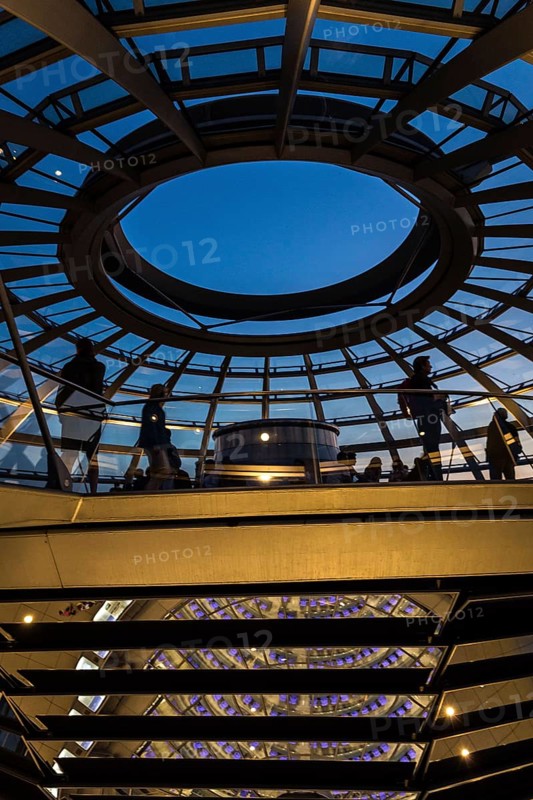 DEU Germany Germany Berlin The dome of the Reichstag designed by Norman Forster