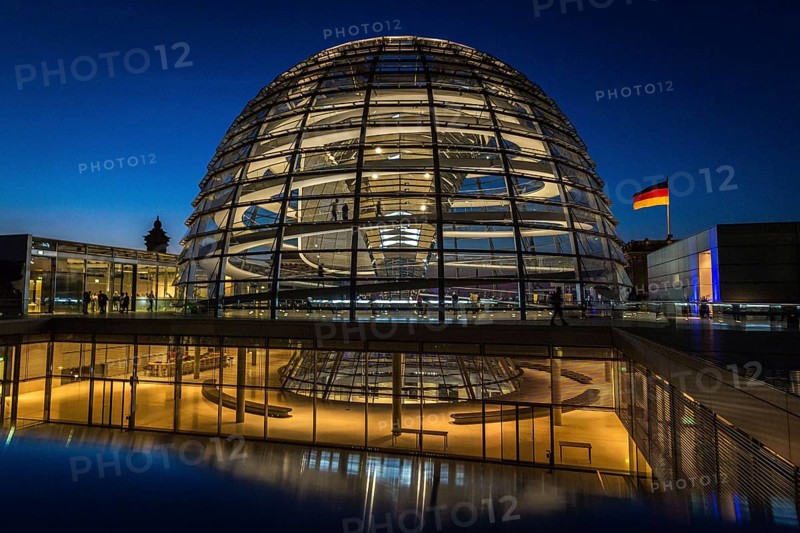 DEU Germany Germany Berlin The dome of the Reichstag designed by Norman Forster