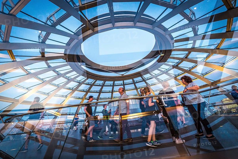 DEU Germany Germany Berlin The dome of the Reichstag designed by Norman Forster
