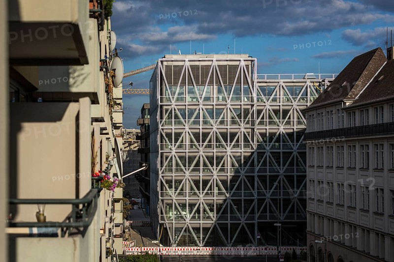 DEU Germany Germany Berlin Exterior view of the new building of the daily newspaper, the taz, on Friedrichstrasse