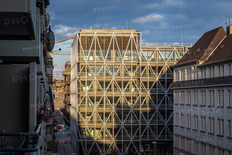 DEU Germany Germany Berlin Exterior view of the new building of the daily newspaper, the taz, on Friedrichstrasse