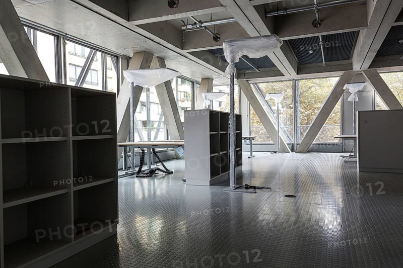 DEU Germany Germany Berlin Interior views of the new building of the daily newspaper die Taz in Friedrichstrasse