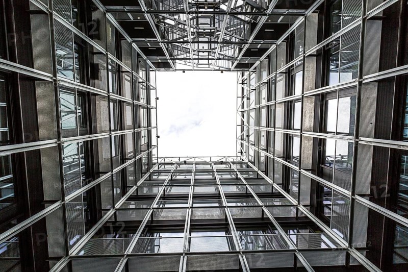 DEU Germany Germany Berlin Interior views of the new building of the daily newspaper die Taz in Friedrichstrasse