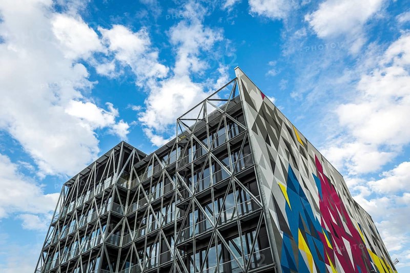 DEU Germany Germany Berlin View of the new building of the taz, die tageszeitung, in Friedrichsstrasse