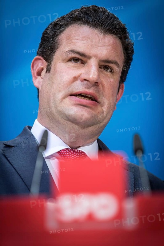 DEU Germany Germany Berlin The new General Secretary of the SPD, Hubertus Heil, during a press conference in the Willy Brandt House
