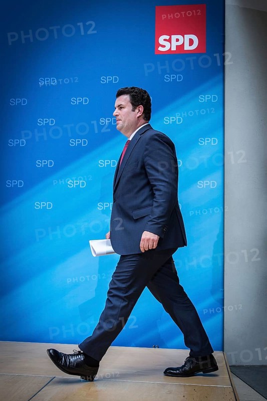 DEU Germany Germany Berlin The new General Secretary of the SPD, Hubertus Heil, during a press conference in the Willy Brandt House
