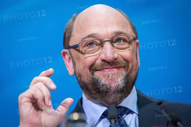 DEU Germany Germany Berlin SPD leader and candidate for chancellor Martin Schulz during a press conference on economic policy at the Willy Brandt House