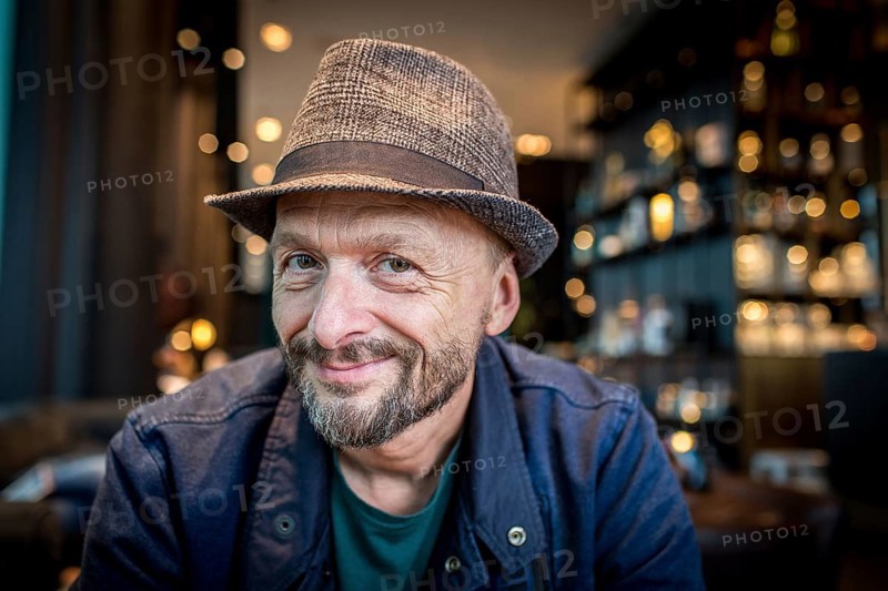 DEU Germany Germany Berlin The illustrator and author Ralf König during a portrait session
