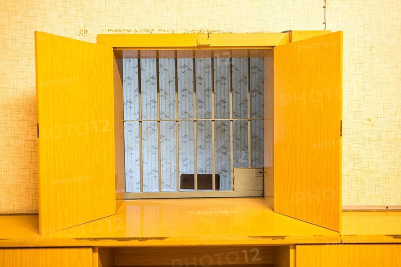 DEU Germany Germany Berlin Open day at the Hohenschönhausen Memorial, the former State Security prison.interrogation room
