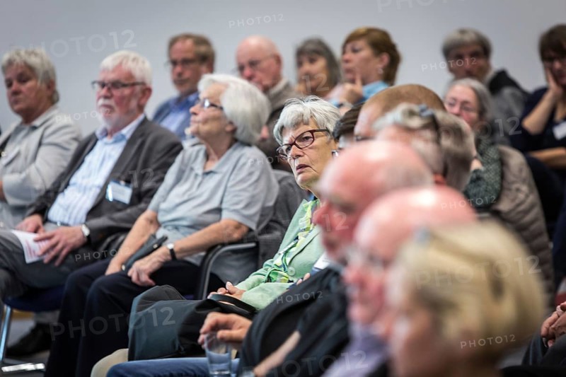 DEU Germany Germany Berlin Book presentation at the SPD Cultural Forum by Munich's former Lord Mayor Christian Ude with the title ' The Alternative or Power at Last Politics' . Audience in the Willy Brandt House