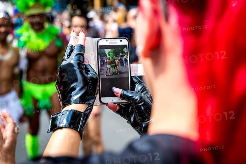 DEU Germany Germany Berlin Christopher Street Day is travelling through the city. Gays, lesbians, transsexuals, intersexuals and straight people celebrate sexual freedom and equality together