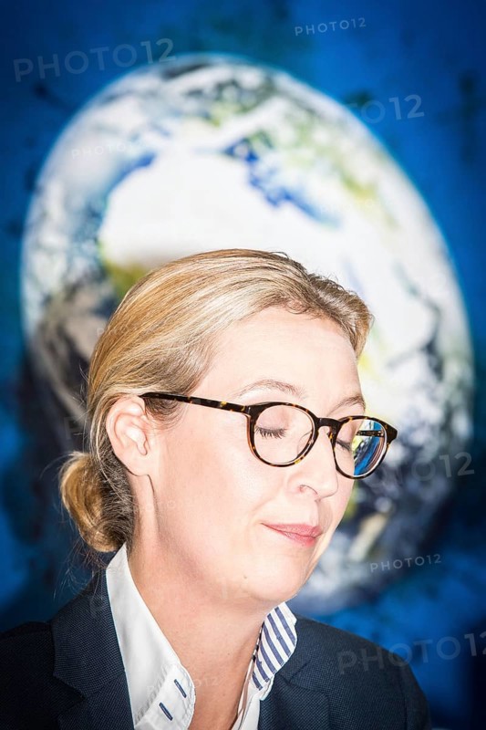 DEU Germany Germany Berlin AFD lead candidate Alice Weidel during a press conference on asylum and development policy