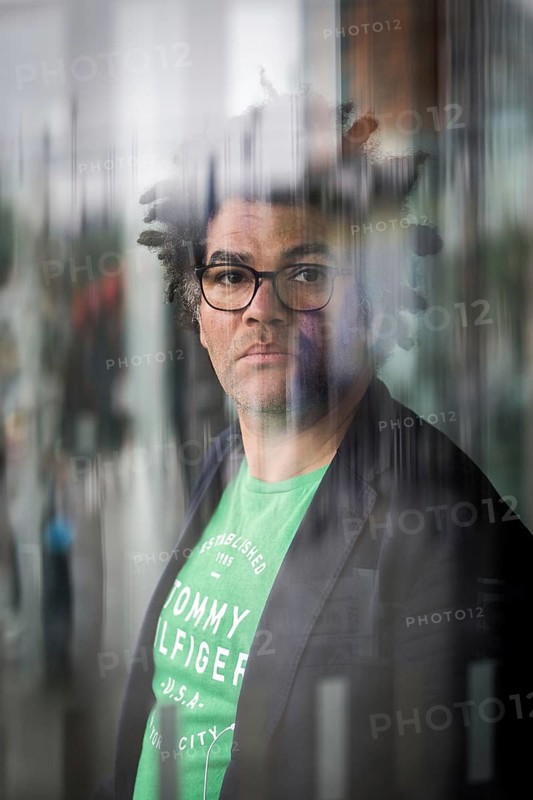DEU Germany Germany Berlin Portrait of Ijoma Alexander Mangold, literary critic and author