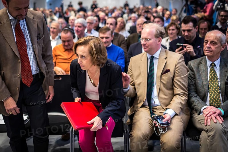 DEU Germany Germany Berlin Election event of the Alternative for Germany AFD with Beatrix von Storch with the British founder of the UKIP party Nigel Farage