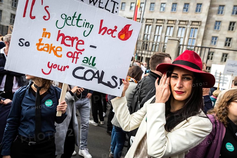 DEU Germany Germany Berlin Protests for climate protection