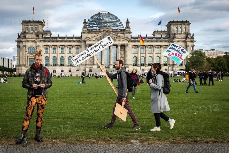 DEU Germany Germany Berlin Protests for climate protection