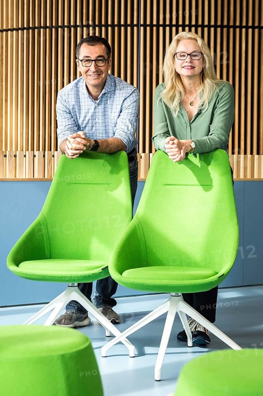 DEU Germany Germany Berlin Kirsten Kappert-Gonther and Cem Özdemir are running for the leadership of the Greens parliamentary group as dual leaders
