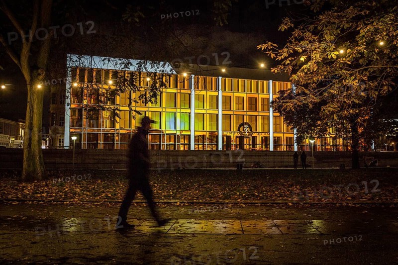 DEU Germany Germany Berlin Light projections and art installations to mark the 30th anniversary of the fall of the Berlin Wall on 9 Nov. 1989